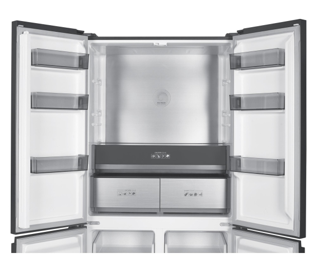 Lodówka MPM 503-SSI-13/D Multidoor Slot-In No Frost 190,2cm Czarne Szkło Do Obudowy 505L - 1502630 - zdjęcie 8